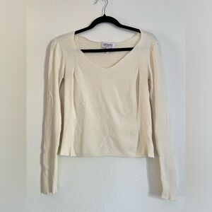 Shyanne Women’s Ribbed Long Sleeve Sweater Size XL